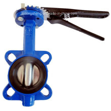 Center Disc Resilient Seat Rubber Lined Butterfly Valve